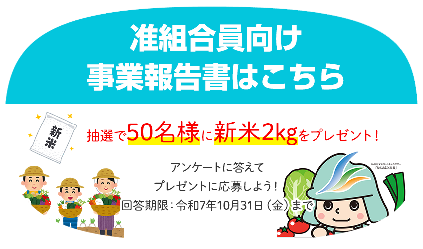 准組合員向け事業報告書